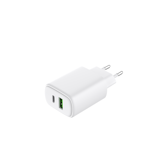 Chargeur secteur 20W 2 ports USB-A/USB-C KIMMY CHARGEUR – Image 2