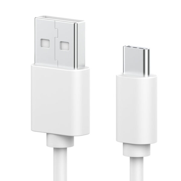 Câble USB-A/USB-C 1,2m 60W Blanc KIMMY CHARGER