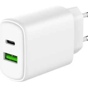 Chargeur secteur 20W 2 ports USB-A/USB-C KIMMY CHARGEUR